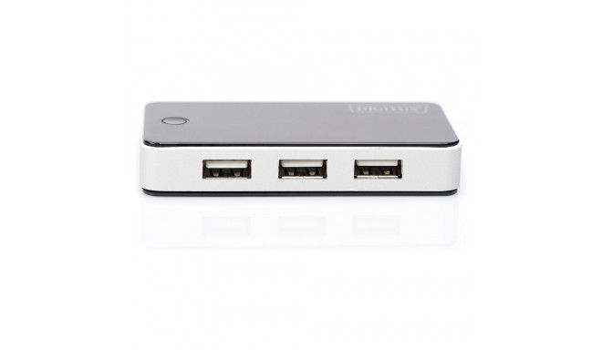 "DIGITUS USB-Hub 7-Port 2.0->7xA2.0 m.Netzteil schwarz"