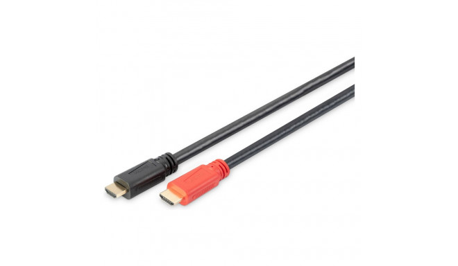 DIGITUS HDMI High Speed võimendiga ühenduskaabel, 20m, must