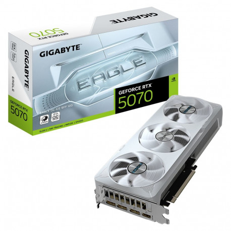 RTX 5070 12GB Gigabyte Eagle Ice OC SFF GDDR7 3 ventilaatoriga valge