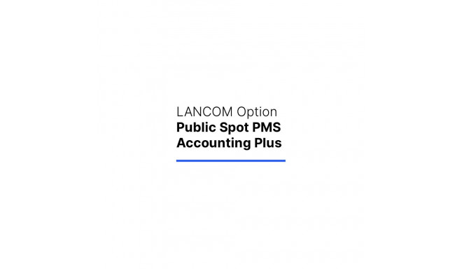 "LANCOM Public Spot PMS Accounting plus Option"