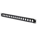 "DIGITUS Patchpanel 1HE 16-Port ungeschirmt schwarz"