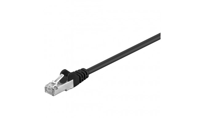 Võrgukaabel Cat5e F/UTP 10.0m, must, CCA