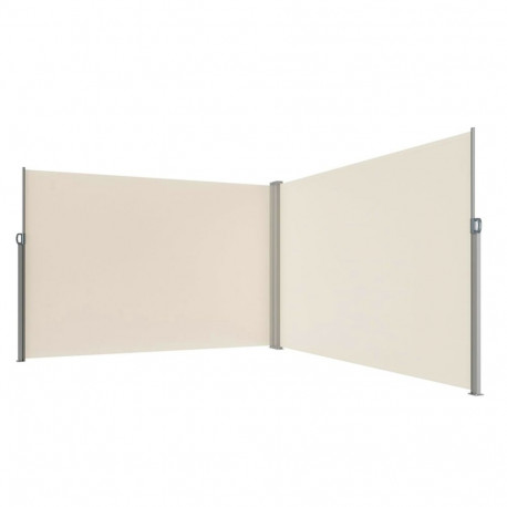 LUARO nurgaterrassi külgmine sissetõmmatav markiis 180 x 620 cm beež