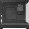Montech HS02, tower case black, tempered glass x 2