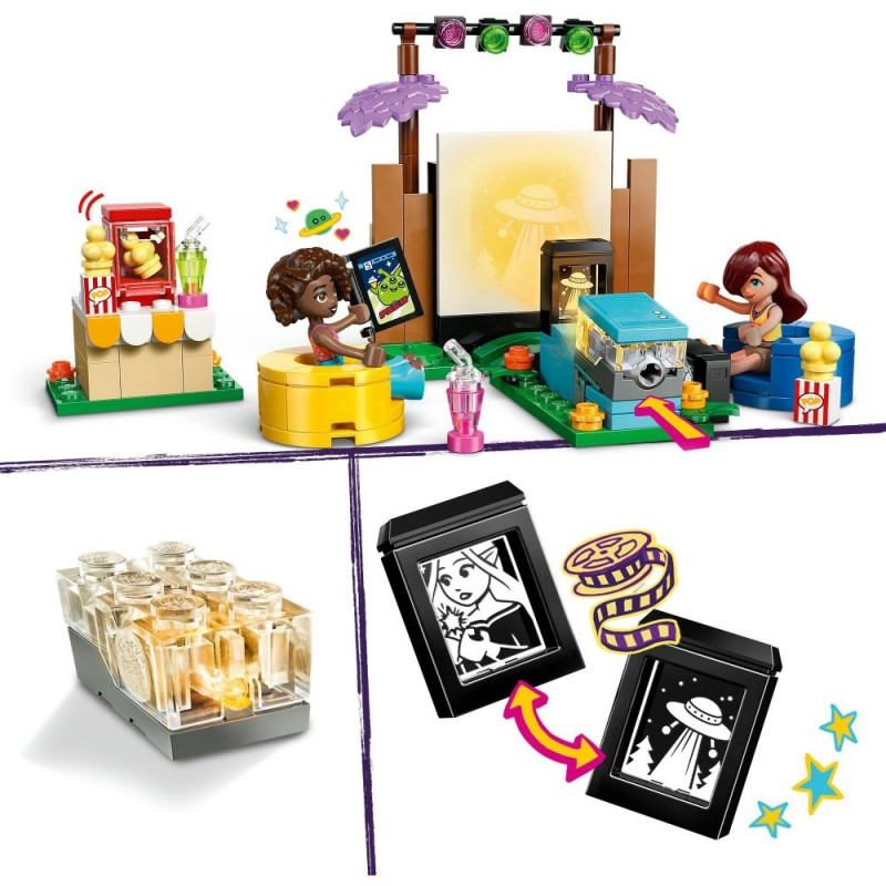 LEGO 42642 Friends Movie Night with Friends, construction toy - LEGO ...