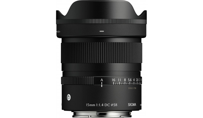 Sigma 15mm f/1.4 DC Contemporary objektiiv Sonyle