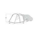 Easy Camp tunnel van awning Eidfjord (grey, model 2025)