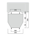 Easy Camp tunnel van awning Eidfjord (grey, model 2025)