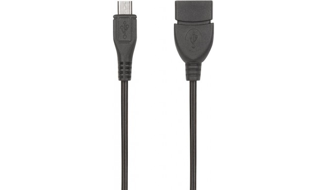 Speedlink kaabel microUSB - USB OTG 0,15m (SL-1701-BK)