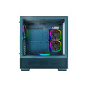 Montech SKY TWO , Tower case (blue, Tempered Glass x 2)