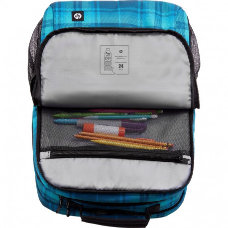 HP Campus XL Backpack (Tartan Plaid) (mint/black, 40.9 cm (16.1 inches))