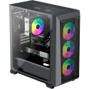 Xilence XILENT X X912.ARGB, tower case (black, tempered glass)