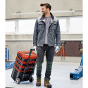 Einhell E-Case Tower system case, tool trolley (black/red, 1x E-Case L, 2x E-Case S)