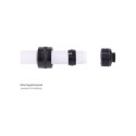 Alphacool Eiszapfen PRO 16mm HardTube Fitting G1 / 4 - Deep Black Sixpack, connection