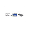väline korpus M.2 Key B 42mm SSD > USB 3.0 Micro-B pesa krüpteerimisfunktsiooniga, hall/must