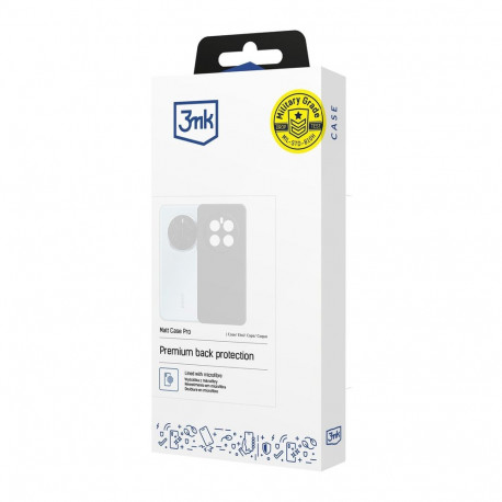 3mk kaitseümbris Matt Case Pro Samsung Galaxy A55 5G, must