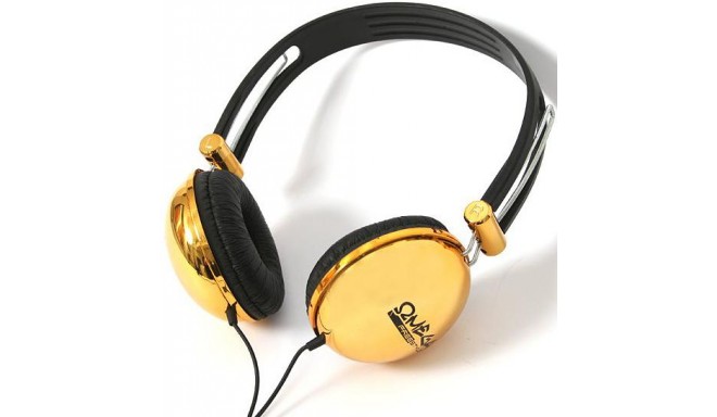 Omega Freestyle kõrvaklapid + mikrofon FH0012, must/kuld