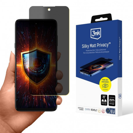 3mk Silky Matt Privacy Privacy Screen Protector for Motorola Edge 20 Lite