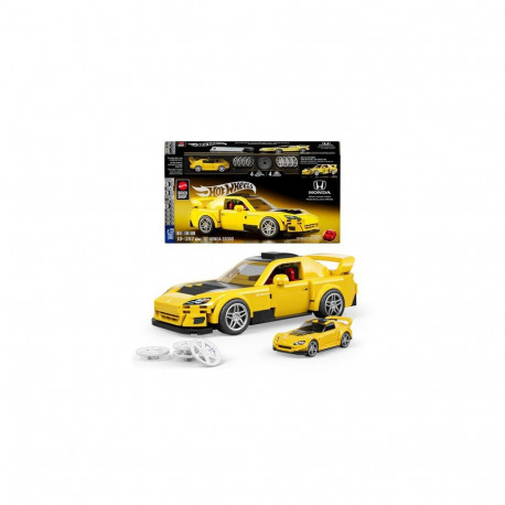 Mattel Brick Shop Hot Wheels ’07 Honda S2000 Building Toy Kit (257 Pieces), for Collectors
