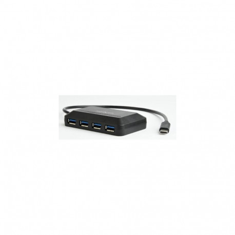 Maxxter ACT-HUB3C-4P interface hub USB 3.2 Gen 1 (3.1 Gen 1) Type-A 5000 Mbit/s Black
