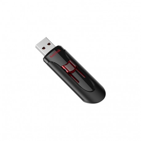 SanDisk UFM 128GB USB CRUZER GLIDE 3.0 USB flash drive USB Type-A 3.2 Gen 1 (3.1 Gen 1) Black, Red
