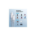 Ugreen 10493 lightning cable 1 m White