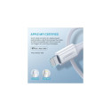 Ugreen 10493 lightning cable 1 m White