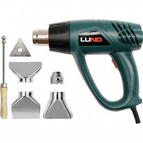 Kuuma õhu püstol 2000 W tarvikutega 79325 Lund