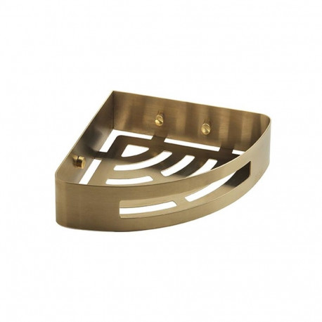 NERVA CORN SHOW BASKET 21X21X4.5 GOLD BR