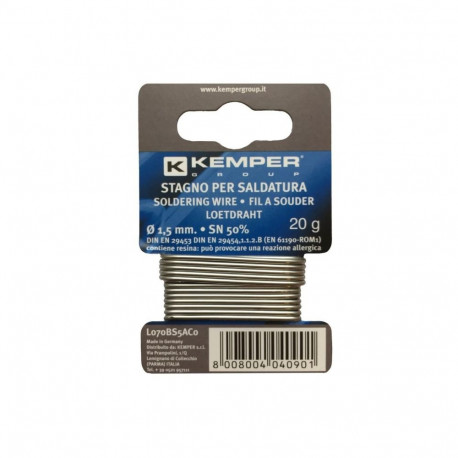 SOLDER KEMPER 1,5 mm 20 g SN50%
