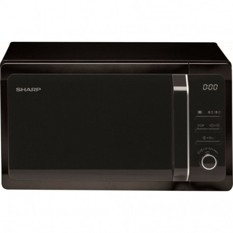 SHARP mikroviļņu krāsns  20l  800W melna R243BK