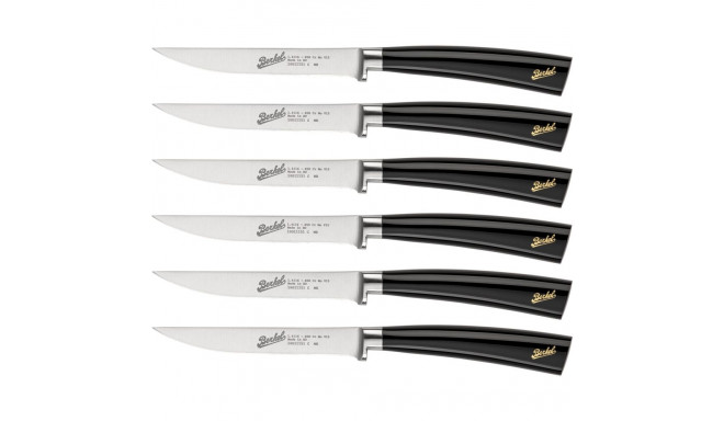 Berkel Elegance Glossy Black Steak Set 6-pcs.