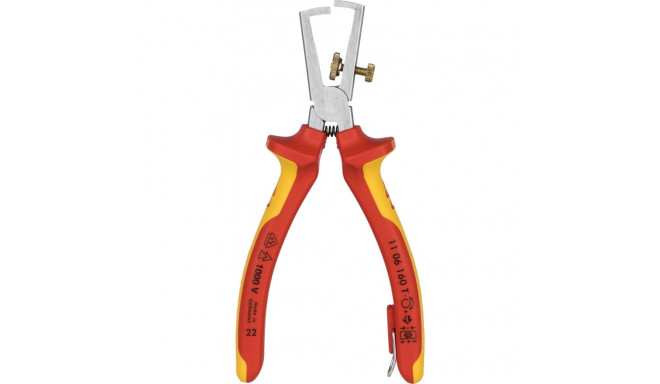 KNIPEX Insulation Stripper with Opening Spring, universal