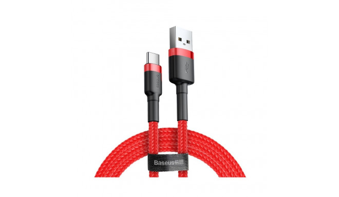 Kaabel USB2.0 A pistik - USB C pistik 1.0m QC3.0 punane BASEUS