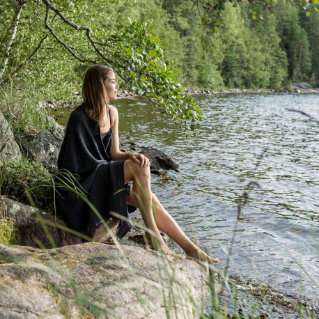 Towel RENTO GREY  90x180cm