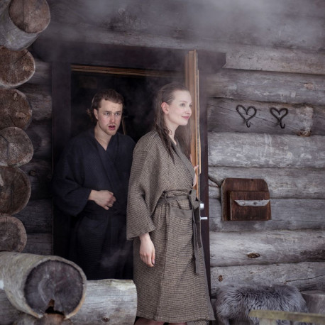 Hommikumantel RENTO BROWN, S/M