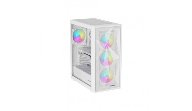 Genesis Gaming PC Case | Diaxid 605 ARGB | White | Midi Tower