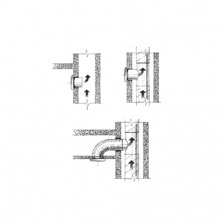 Blaugerg väljatõmbeventilaator Sileo 125 12.5cm 1 kiirus, valge