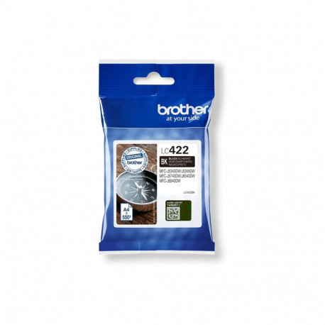 Brother LC422BK must tindikassett