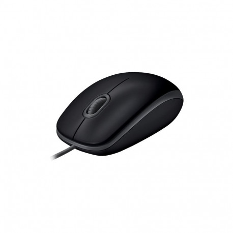 Logitech B110 Silent juhtmega USB must hiir