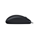 Logitech B110 Silent juhtmega USB must hiir