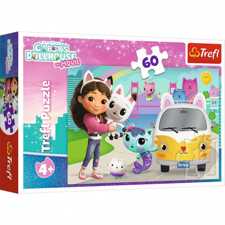 TREFL GABBY´S DOLLHOUSE Pusle Gabby´s Dollhouse, 60 osa