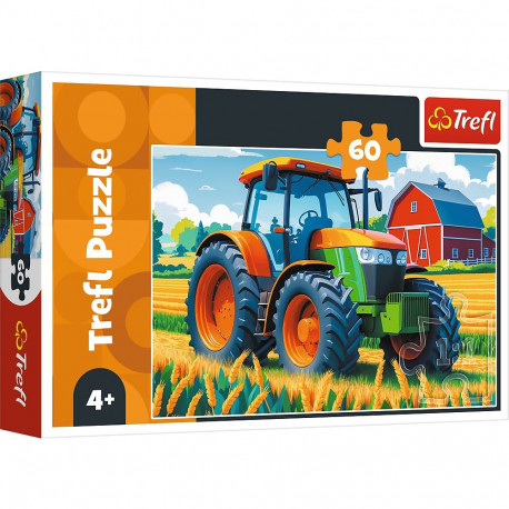 TREFL puzzle Tractor 60 pcs