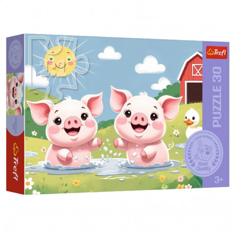 Puzzle - 30 - lõbus elu maal - Trefl 18334