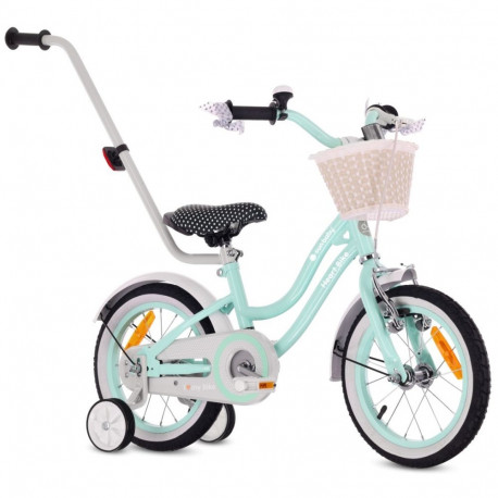 Rower 14 cali Heart bike - miętowy