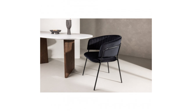 Söögitool SELMA, must