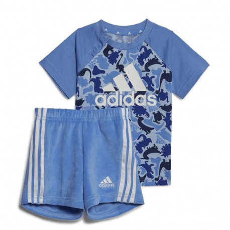 Children's Sports Outfit Adidas Dino Camo Allover Print Multicolour - 9-12 Months