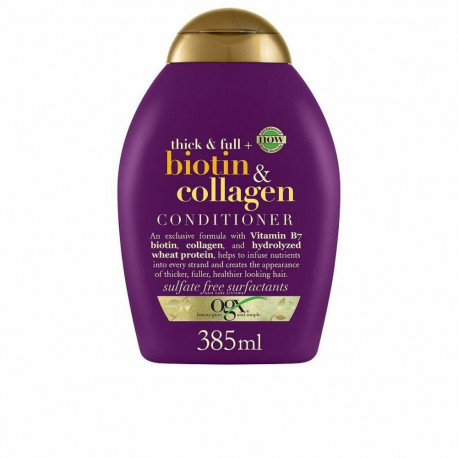 Palsam OGX Biotin Collagen 385 ml Kollageen Biotiin Kohendav