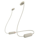 "Sony WI-C100C In-Ear Headphones beige"