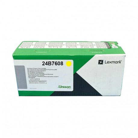 "LEXMARK 24B7608 XC Toner yellow"